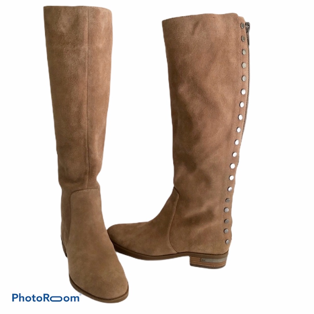 Vince Camuto  Tall Suede Stud Riding Boots